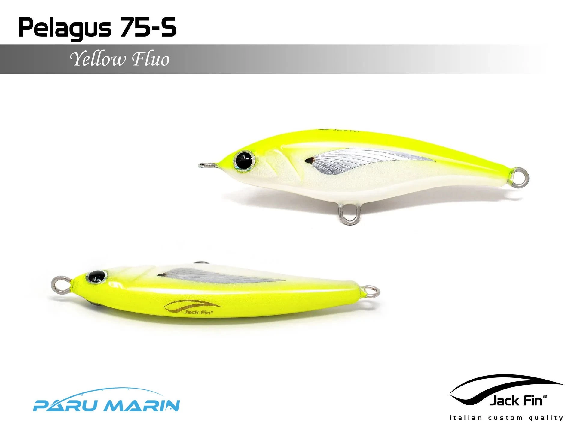 Jack Fin Pelagus 75-s Sahte Yem Yellow Fluo