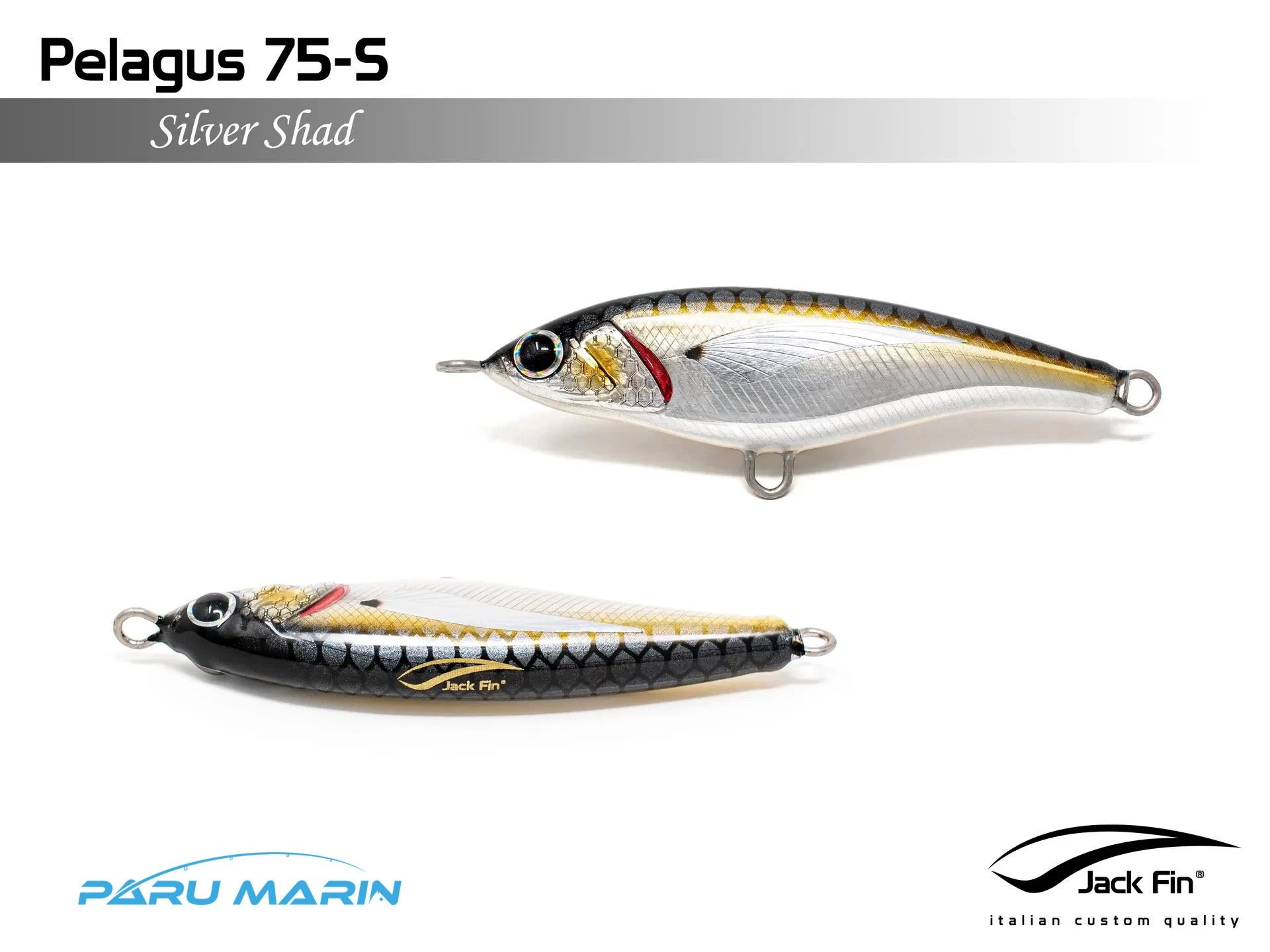Jack Fin Pelagus 75-s Sahte Yem Silver Shad