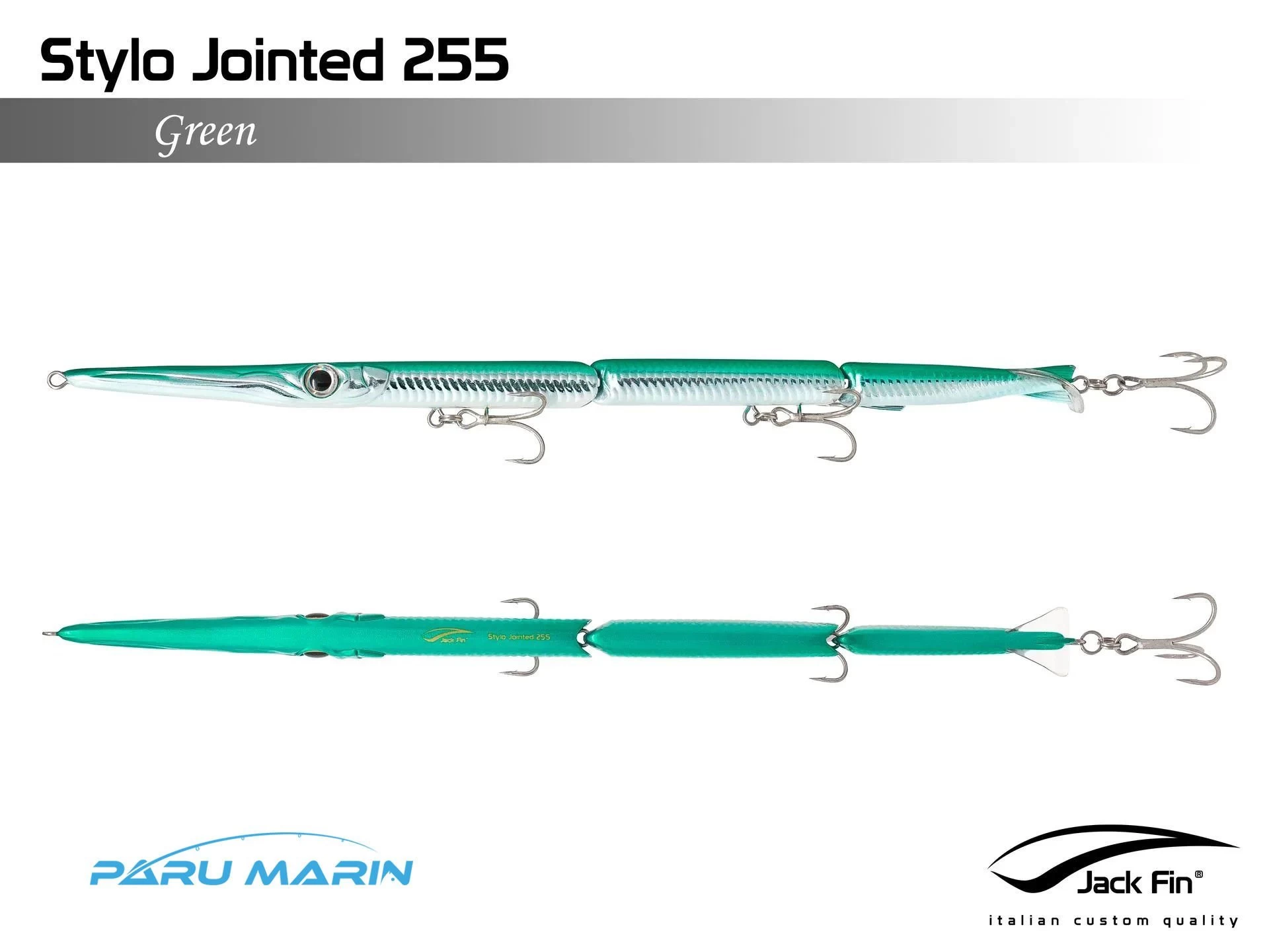 Jack Fin Stylo Jointed 255 Sahte Yem Green
