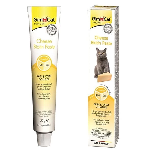 Gimcat Biyotinli Ve Peynirli Güzellik Kedi Malt Macunu 50 Gr