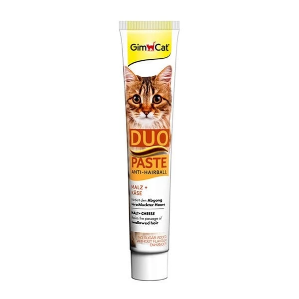 Gimcat Anti Hairball Tüy Yumağı Önleyici Peynirli Maltlı Kedi Ödül Macunu 50 Gr