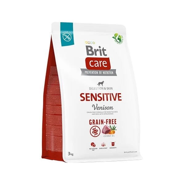 Brit Care Sensitive Tahılsız Geyik Etli Yetişkin Köpek Maması 3 Kg