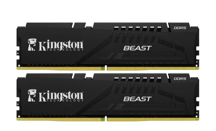 32gb Ddr5 6000 Mhz Cl36 Dimm Kf560c36bbek2-32tr Kingston Beast SoĞutuculu