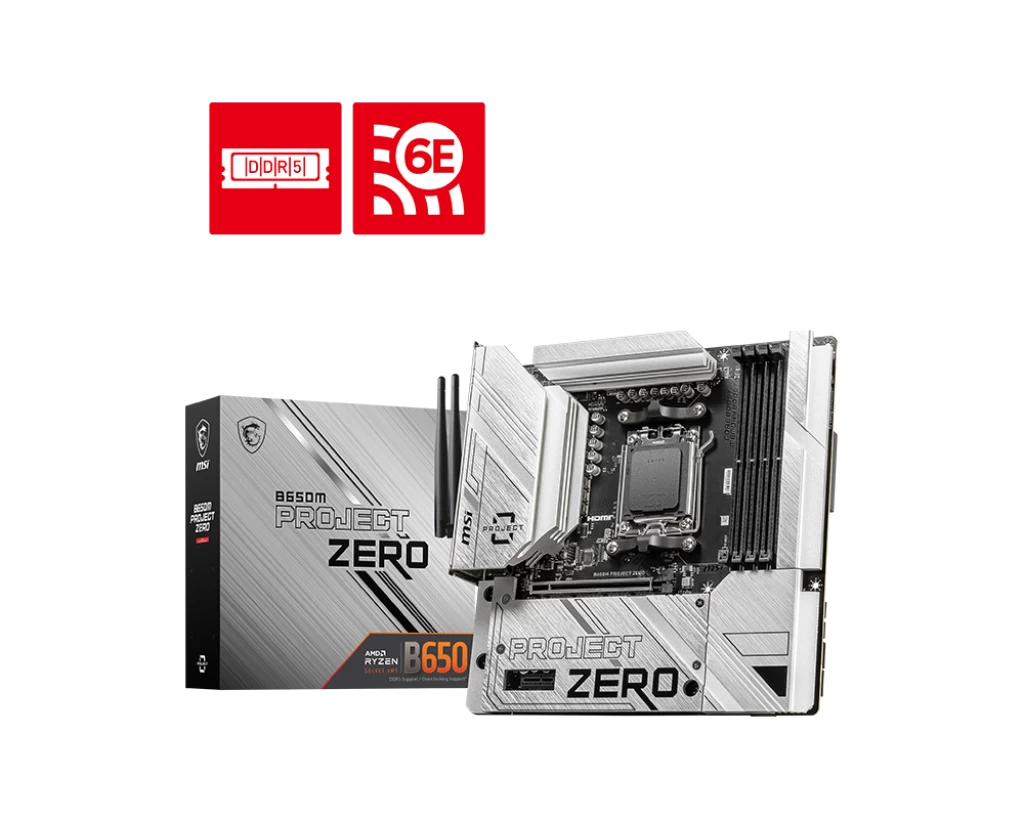 Msi B650m Project Zero Am5 Ddr5 7600mhz