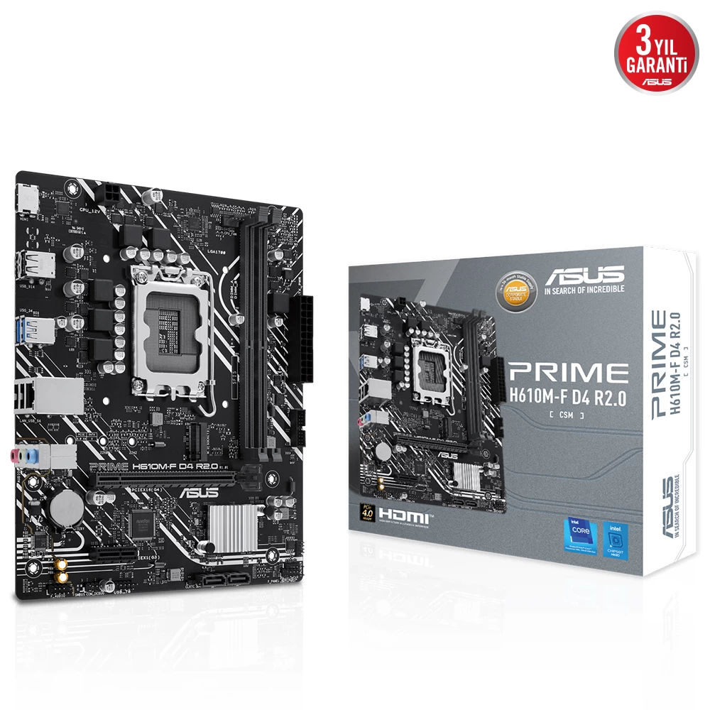 Asus Prime H610m-f D4 R2.0-csm Ddr4 3200mhz Matx