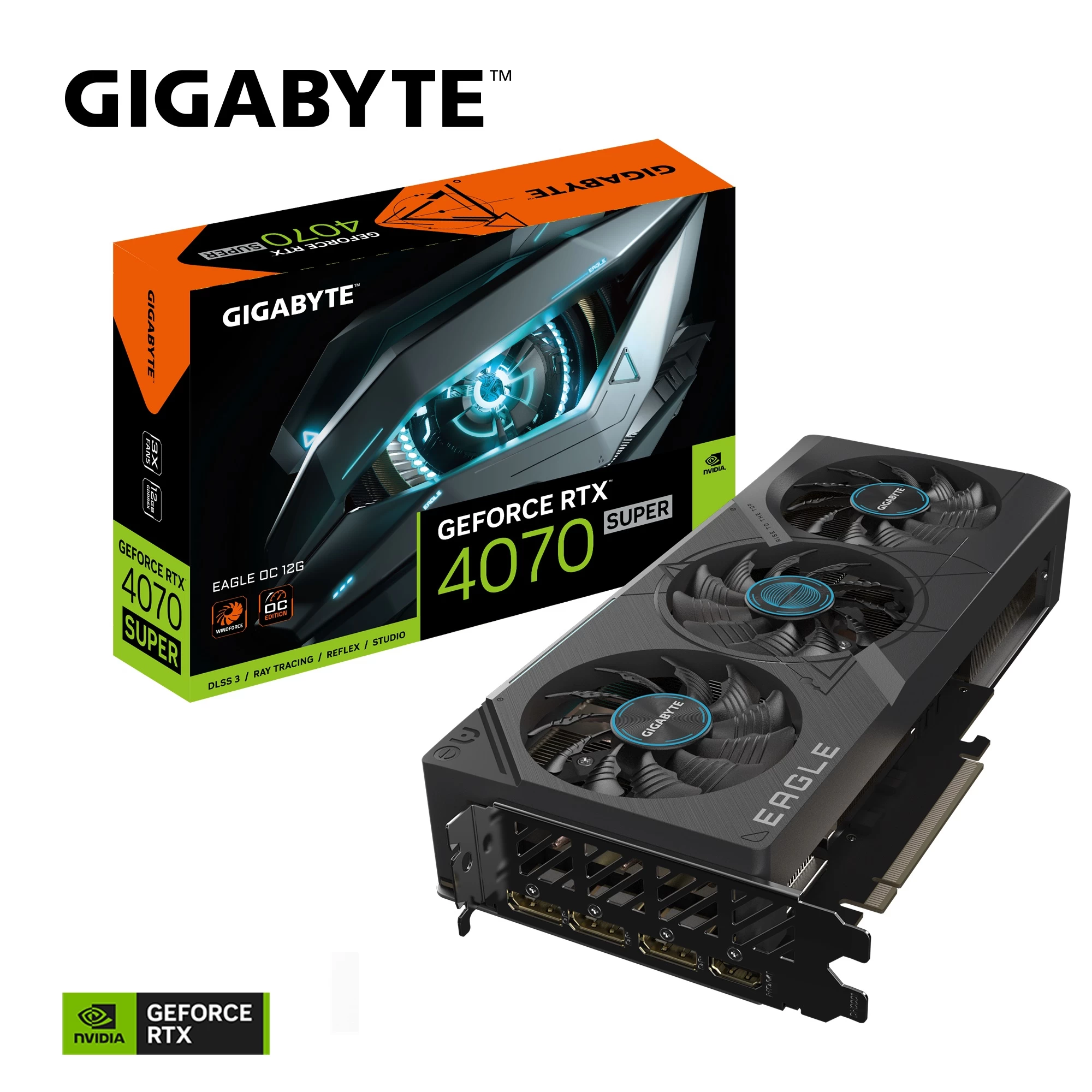 Gigabyte Gv-n407seagle Oc-12gd 12gb Gddr6x Dx12 Dlss3 192bİt