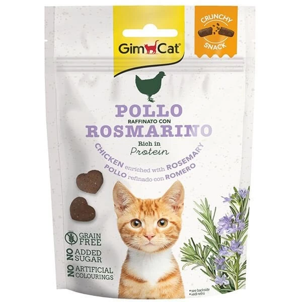 Gimcat Tahılsız Tavuk Ve Biberiyeli Kedi Ödül Bisküvisi 50 Gr