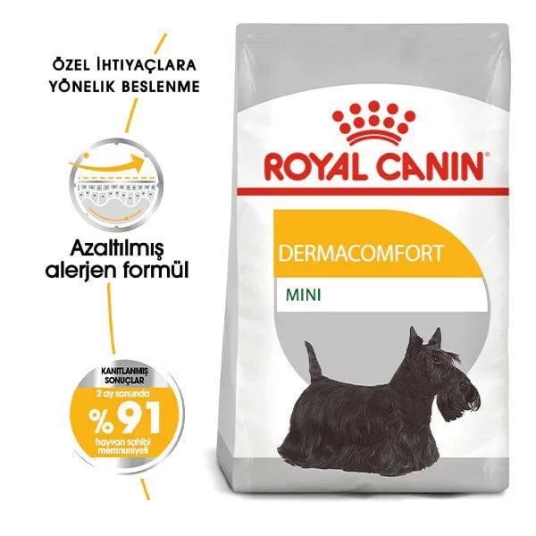 Royal Canin Mini Dermacomfort Yetişkin Köpek Maması 3 Kg