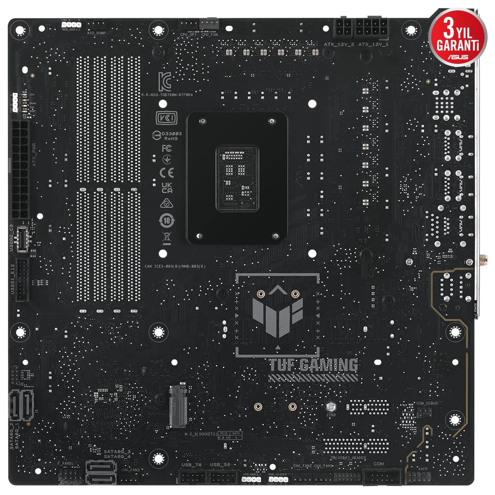 Asus Tuf Gaming B760m-btf Wifi D4 5333 M.2 Hdmi Dp 1700p Matx