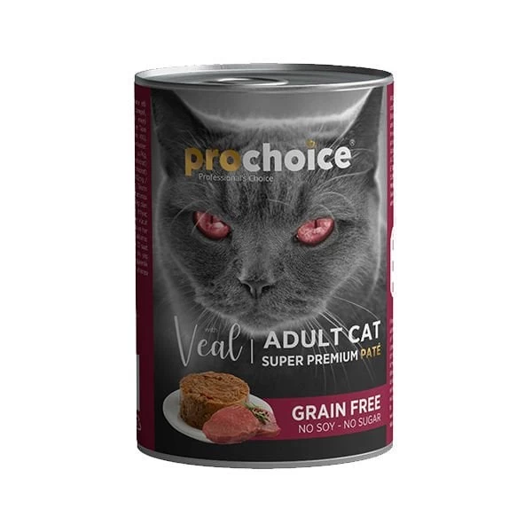 Pro Choice Adult Dana Etli Ezme Yetişkin Konserve Kedi Maması 400 Gr