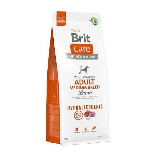 Brit Care Hypo-allergenic Kuzu Etli Orta Irk Yetişkin Köpek Maması 12 Kg