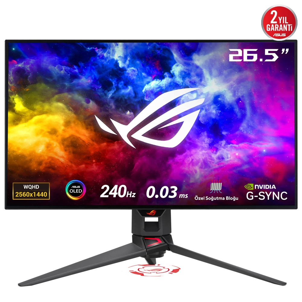 26.5 Asus Rog Swift Pg27aqdm 0.03ms 240hz Oled
