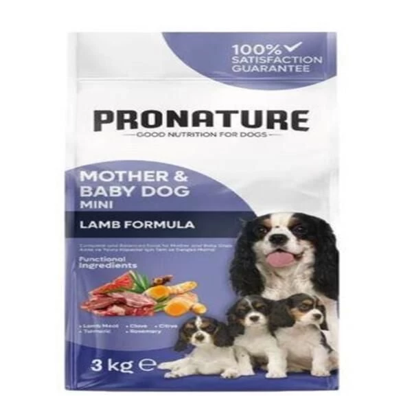 Pronature Motherbaby Cat Kuzu Etli Anne Ve Yavru Köpek Maması 3 Kg