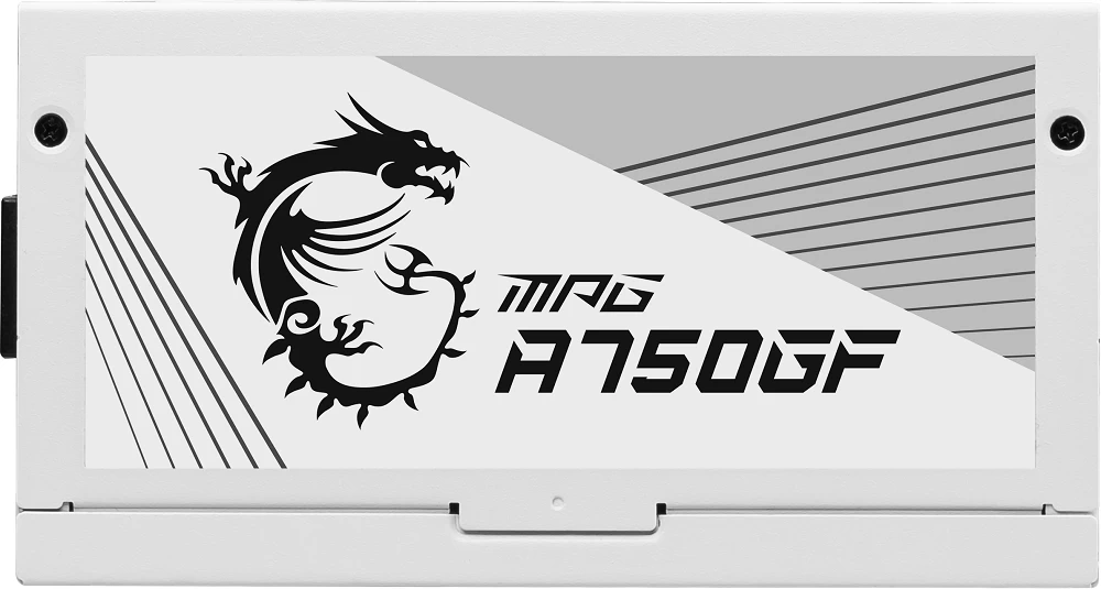 Msi Mpg A750gf White 750w 80+ Gold Power Supply