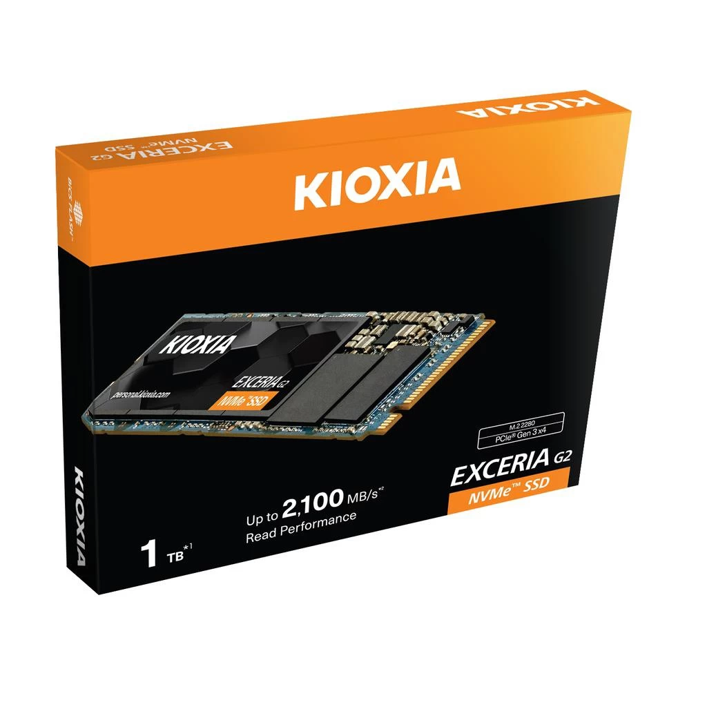 1tb Kioxia Exceria G2 Pcie M.2 Nvme 3d 2100/1700 Mb/s Lrc20z001tg8
