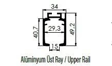 Lucİdo Lc 120 L-3175-3 Üst Ray 3 Mt (lc-2122)