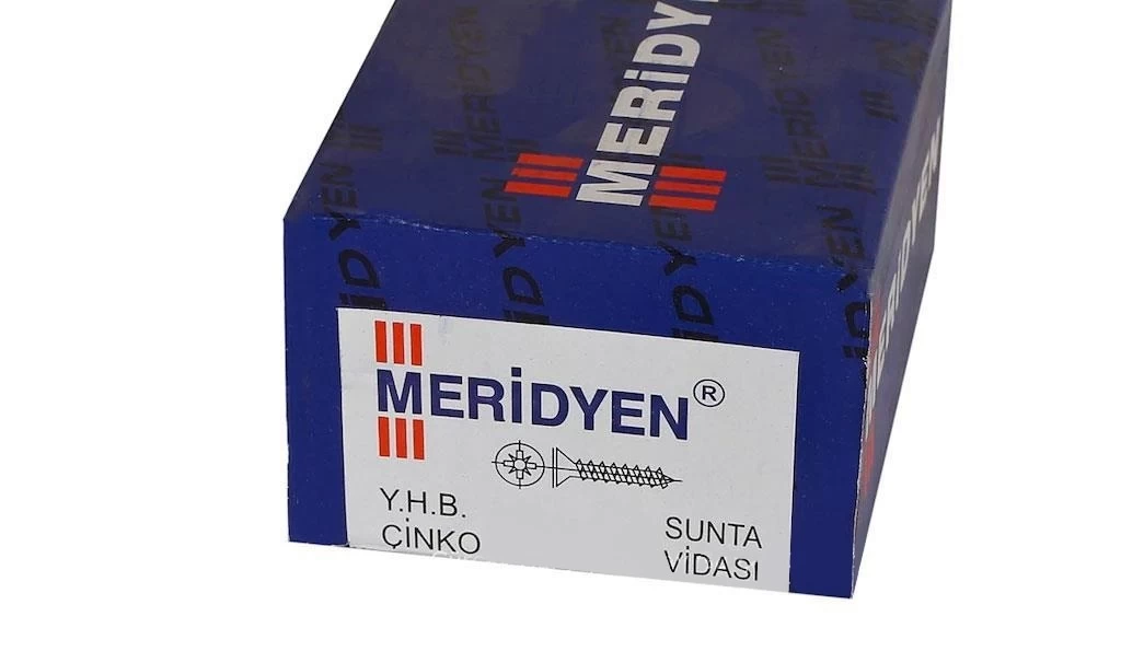 Merİdyen 3,5*30 Sİyah Sunta Vİdasi (1000 Adet) Paket