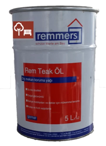 Remmers Rem Teak-Öl Bagkİraİ 5 Lt