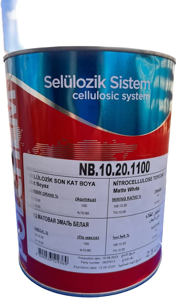 Polchem Nb10.20 Sell. Mat Beyaz Boya 2,5 Lt