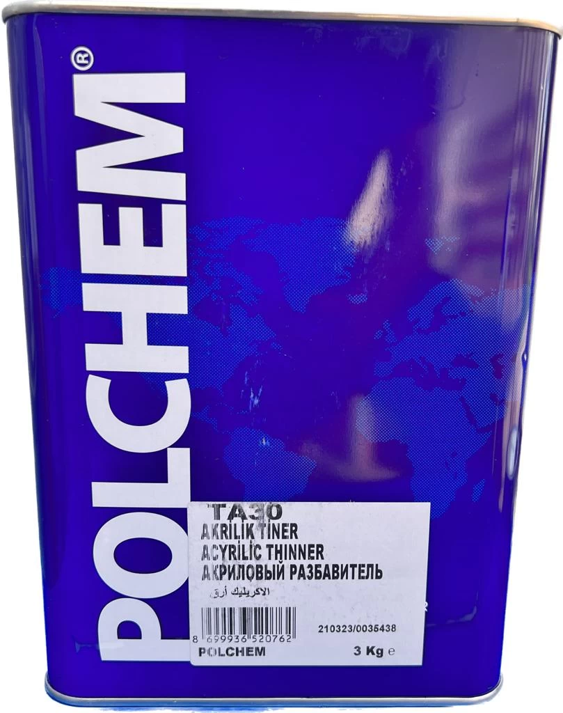 Polchem Ta30 Akrİlİk Tİner 3 Kg