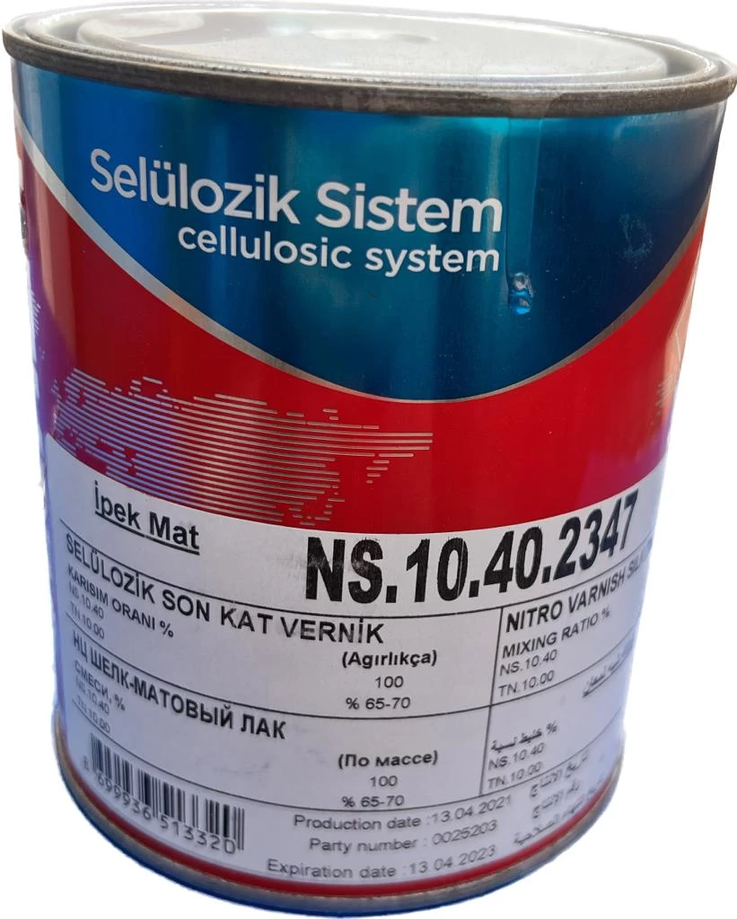 Polchem Ns10.40 SelÜlozİk İpek Mat Vernİk 0,85 Kg