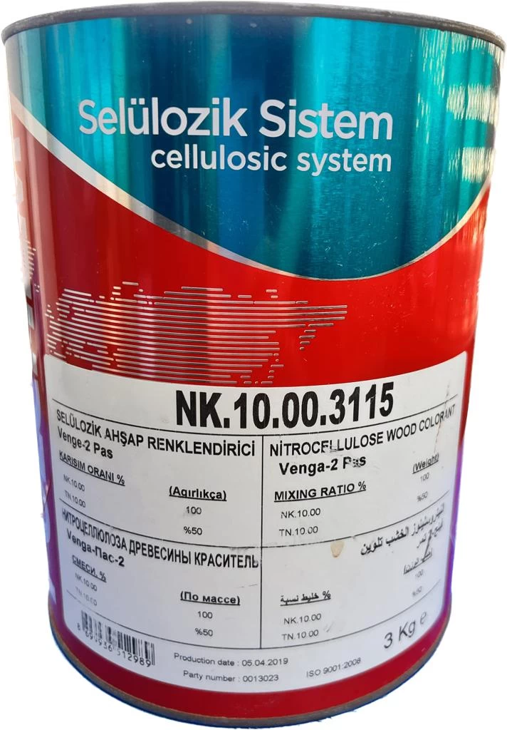 Polchem Nk10 SelÜlozİk Renklİ Vernİk Venge Pas (3115) 3 Kg