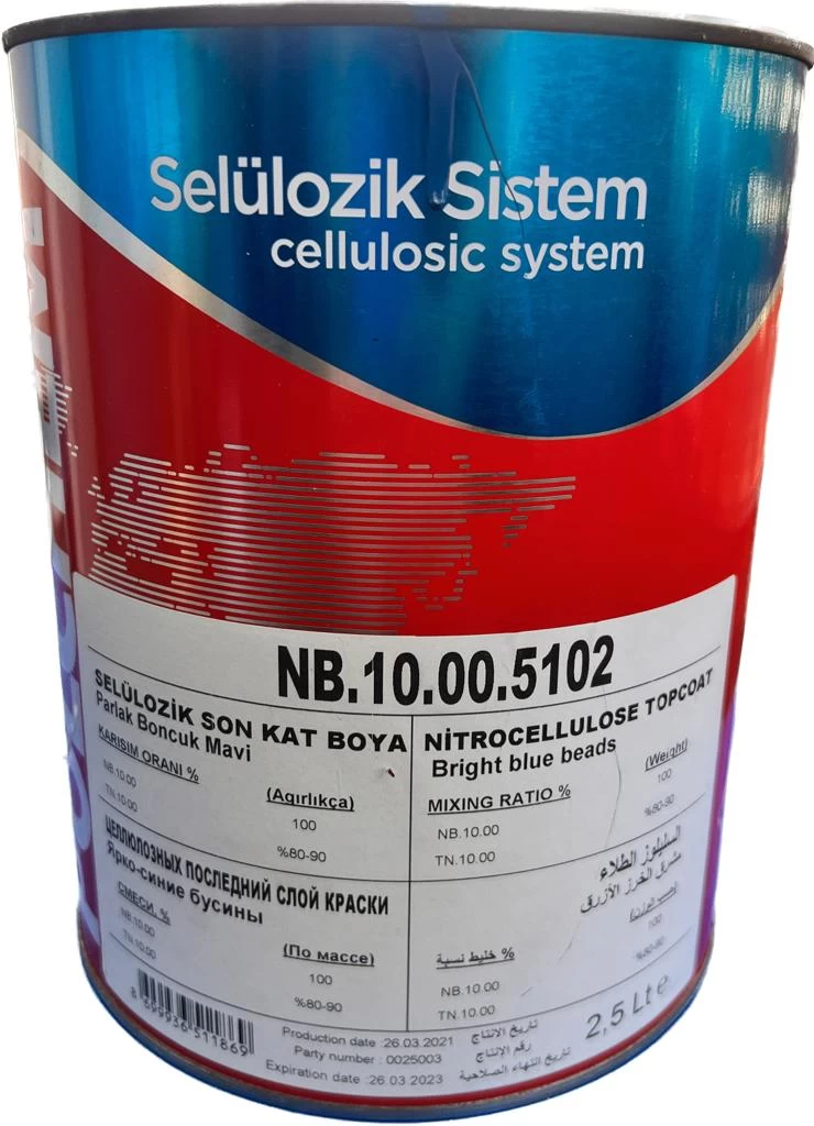 Polchem Nb10 Sell. Boncuk Mavİ 2,5 Lt