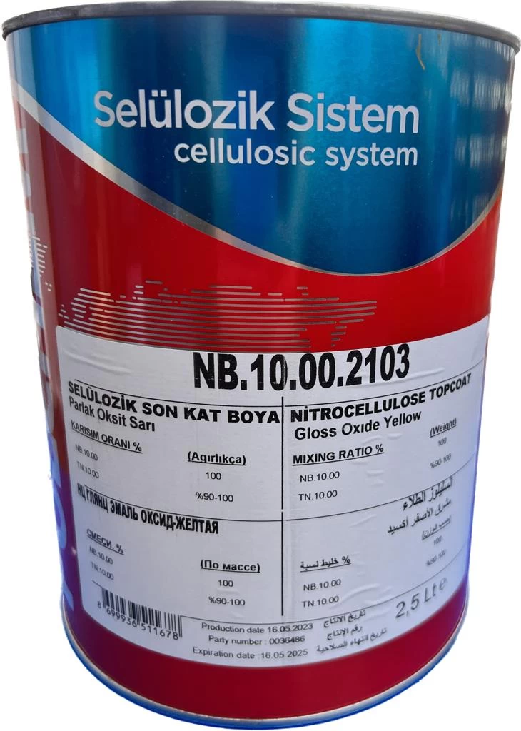 Polchem Nb10 Sell. Oksİt Sari 2,5 Lt