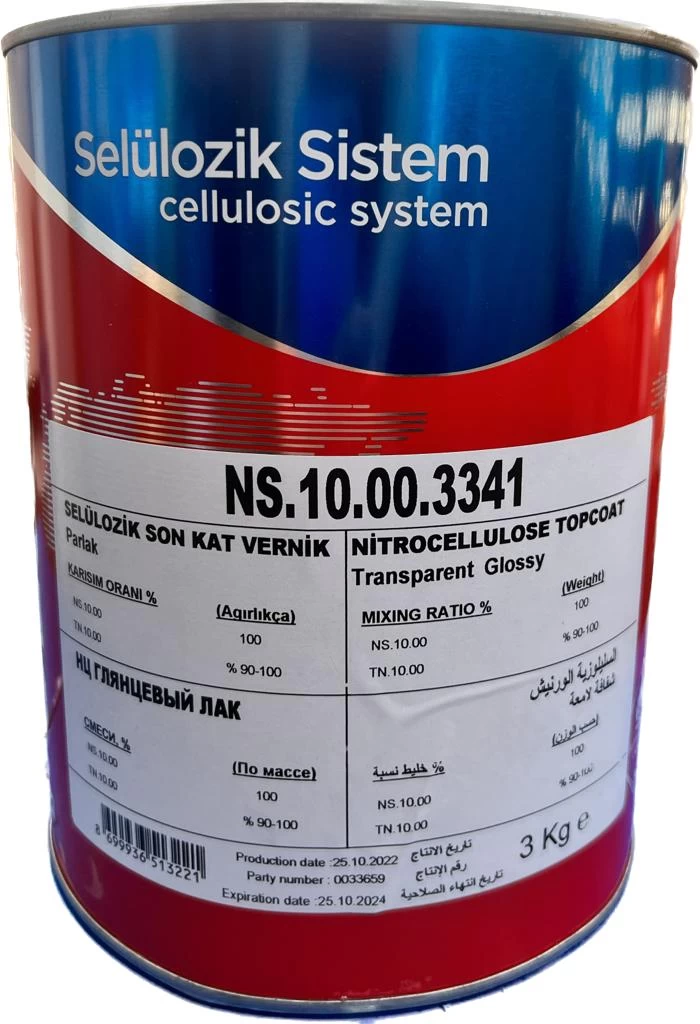 Polchem Ns10.00 SelÜlozİk Parlak Vernİk 3 Kg