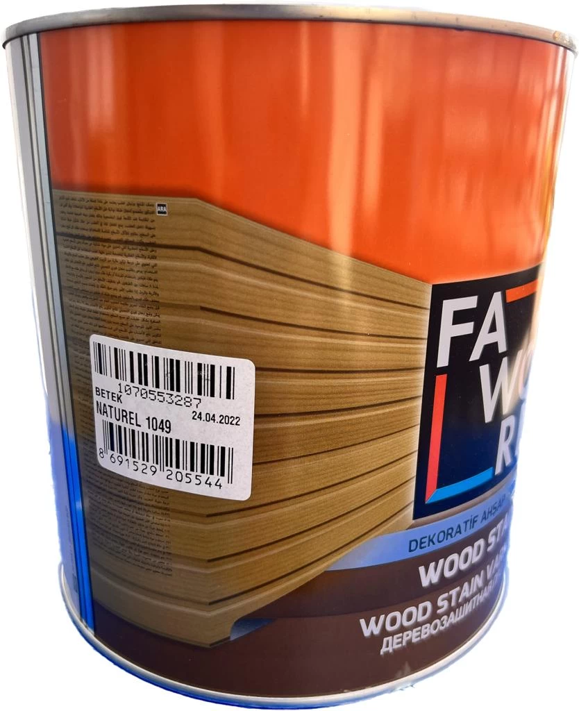 Faworİ Wood Stain Naturel 2,5 Lt