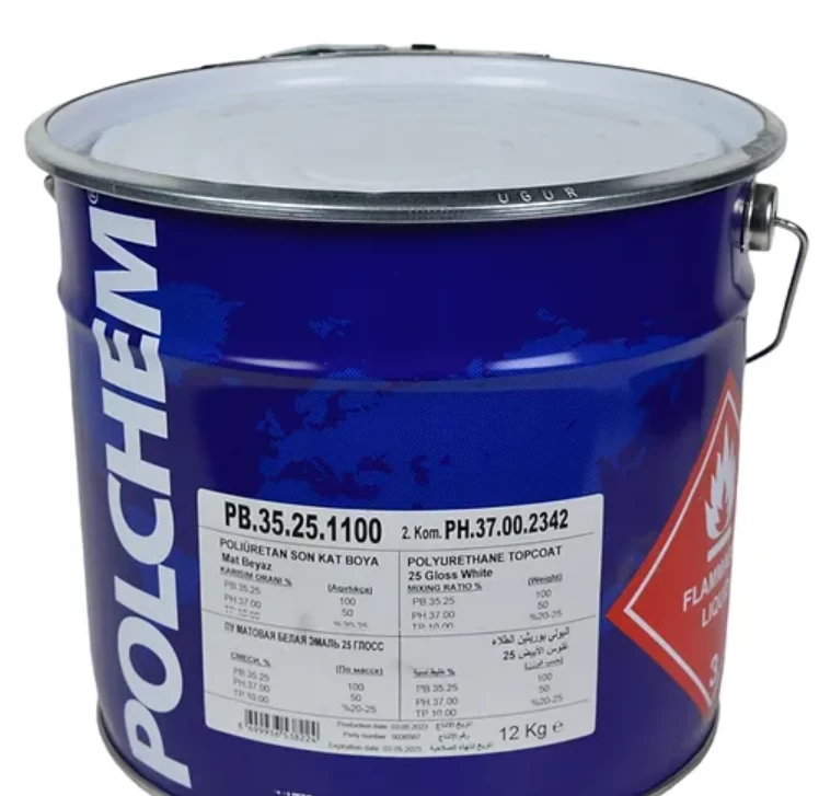 Polchem Pb35.25 Mat Beyaz Boya 12 Kg