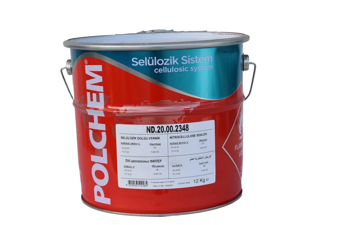 Polchem Nd20 SelÜlozİk Dolgu Vernİk 12 Kg