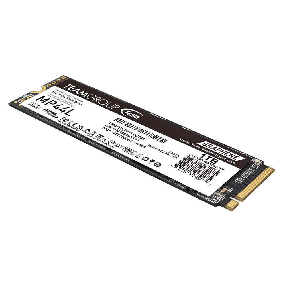 Team Mp44l 1tb Gen4x4 5000/4500mb/s Nvme Pcie M.2 Ssd Disk (tm8fpk001t0c101)