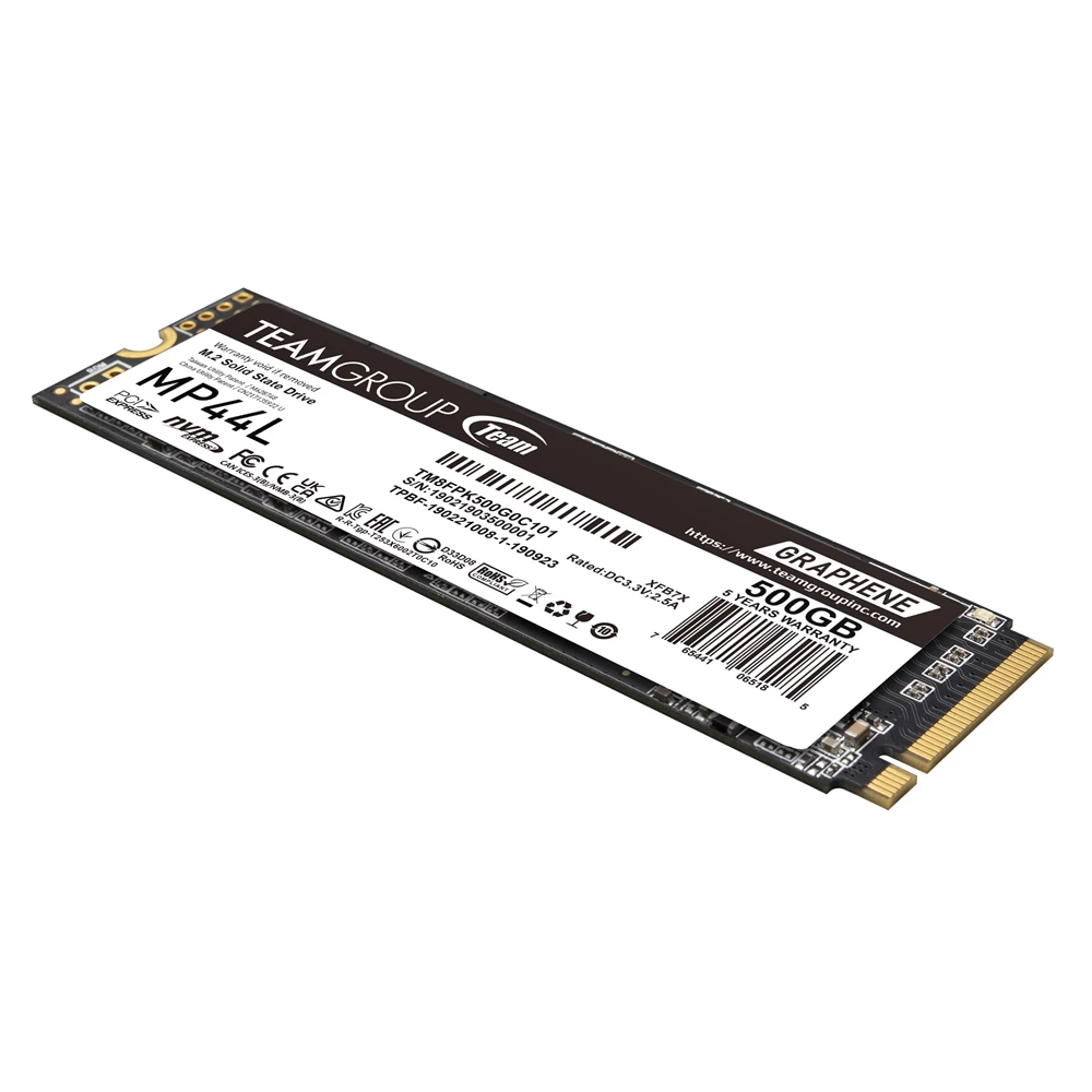 Team Mp44l 500gb Gen4x4 5000/2500mb/s Nvme Pcie M.2 Ssd Disk (tm8fpk500g0c101)