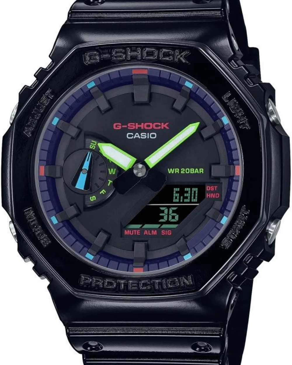 Casio G-Shock Ga-2100rgb-1adr Kol Saati