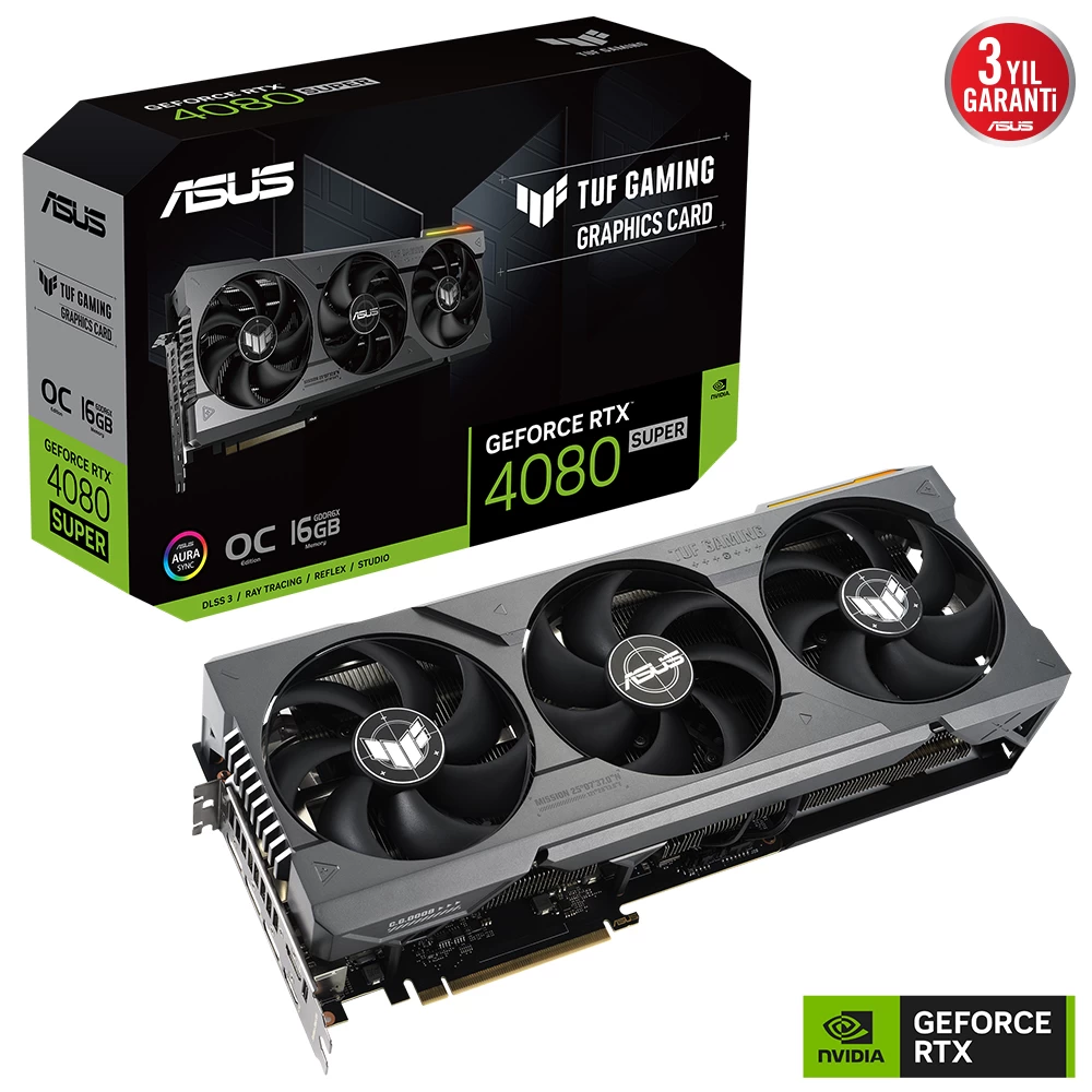 Asus Tuf-rtx4080s-o16g-gaming Hdmi Dp 16gb Gddr6x 256bit