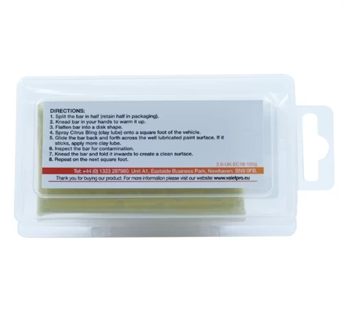 Valet Pro Yellow Clay - Yüzey Temizleyici Kil Orta Sert 100 Gr