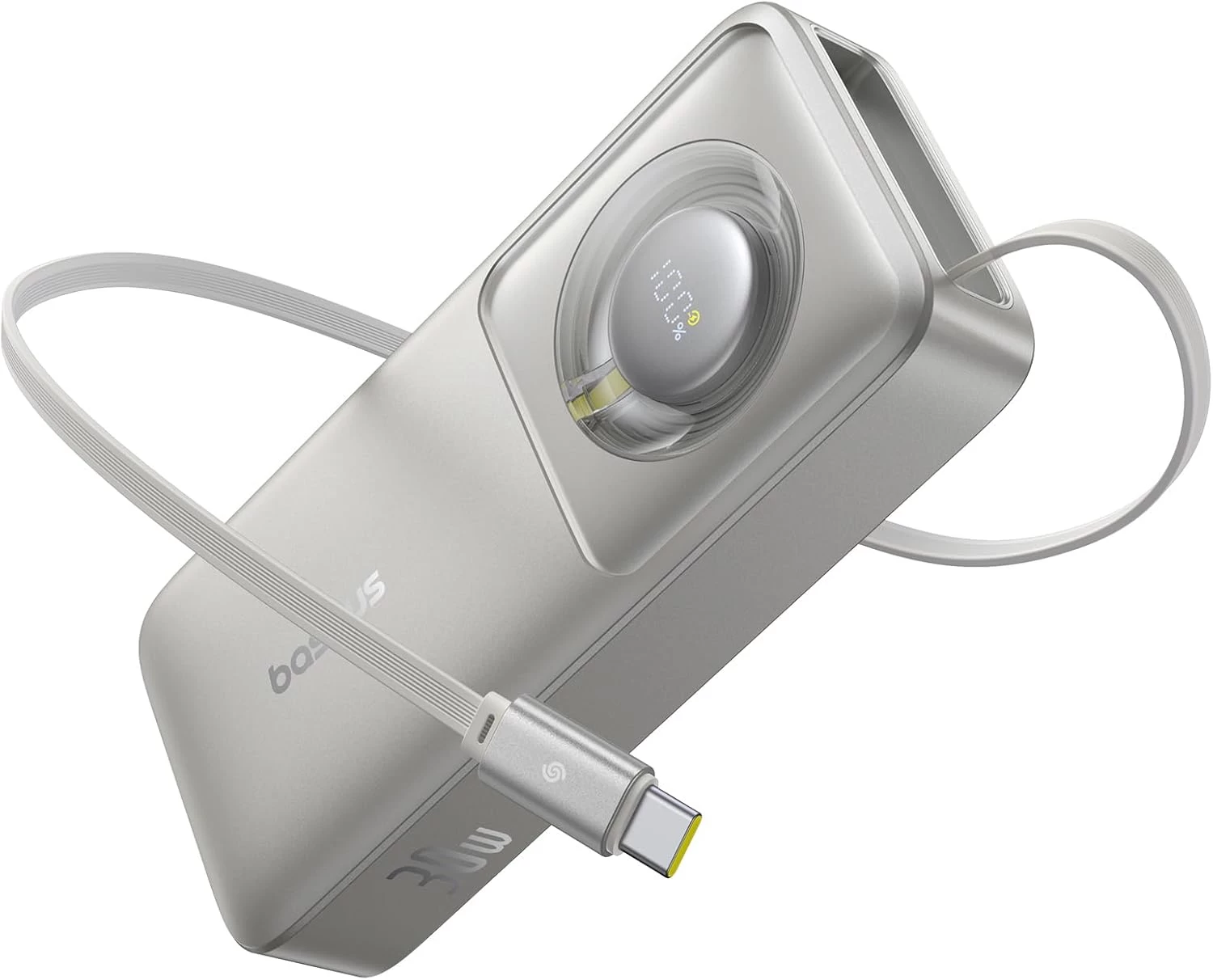 BASEUS FREE2PULL 30W 10.000MAH POWERBANK - GREY