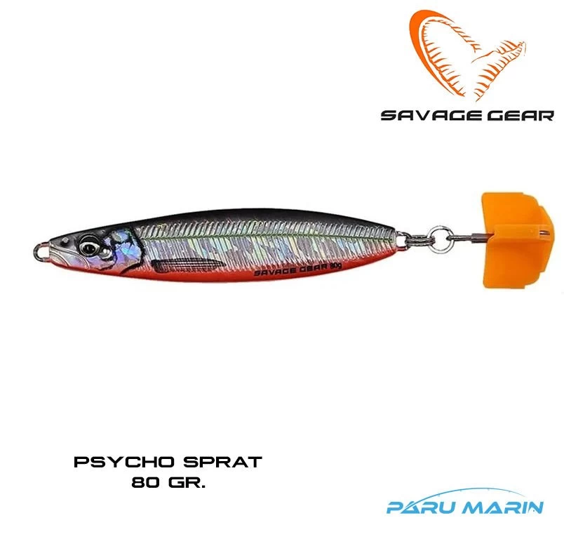Savage Gear Psycho Sprat 80gr. Suni Yem Red N Black
