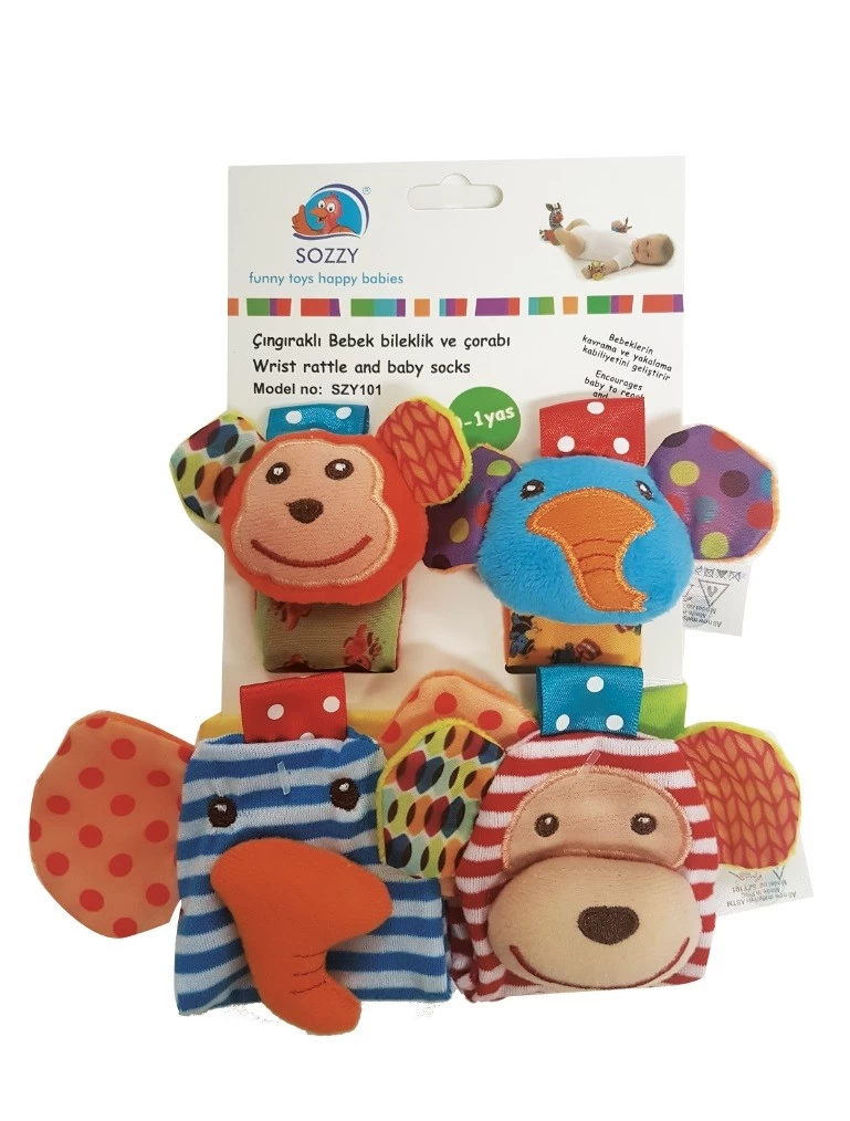 Sozzy Toys Çıngıraklı Çorap Ve Bileklik Seti - Szy118