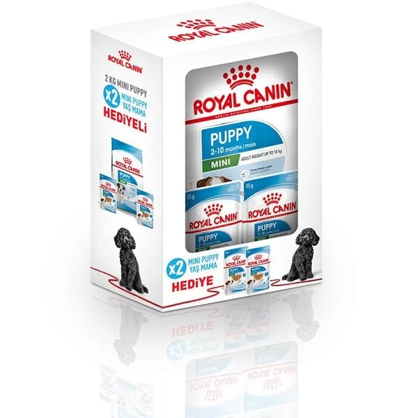 Royal Canin Mini Puppy Küçük Irk Yavru Köpek Maması 2 Kg + 2 Konserve Hediyeli