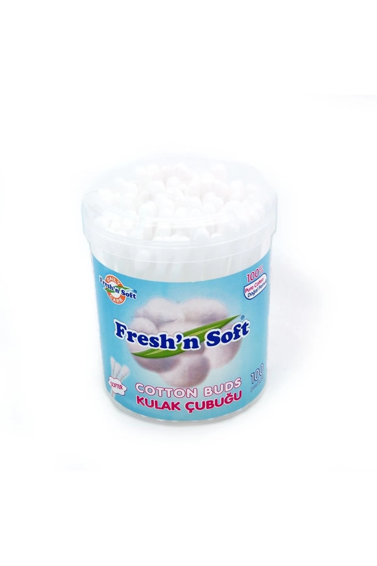 Fresh'n Soft Kulak Çubuğu Standart 100 Lü Silindir