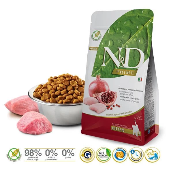 Nd Prime Tavuk Ve Narlı Yavru Kedi Maması 300 Gr