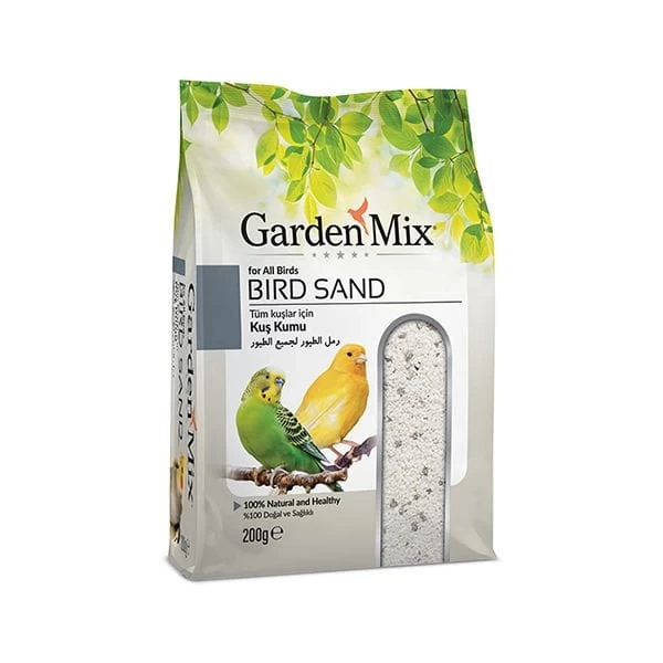 Garden Mix Tüm Kuşlar Için Doğal Ve Sağlıklı Kuş Kumu 200 Gr