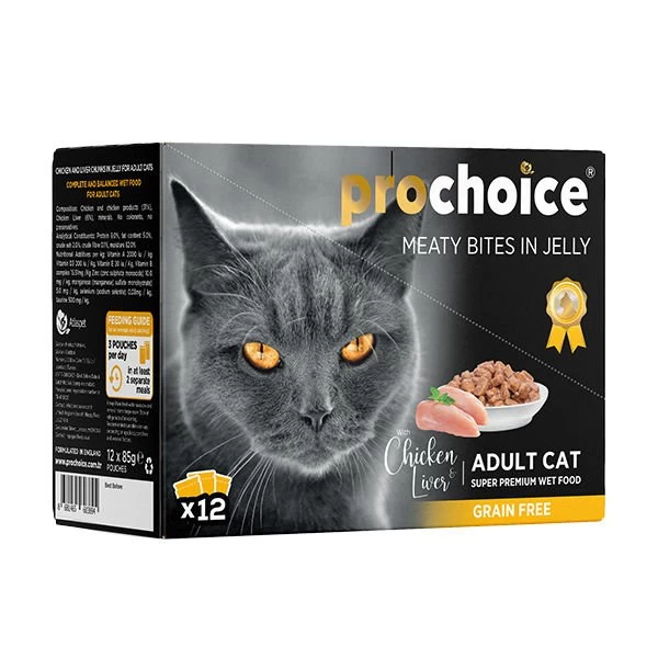 Pro Choice Tavuk Ve Cigerli Family Pack Konserve Kedi Maması 12 Adet 85 Gr