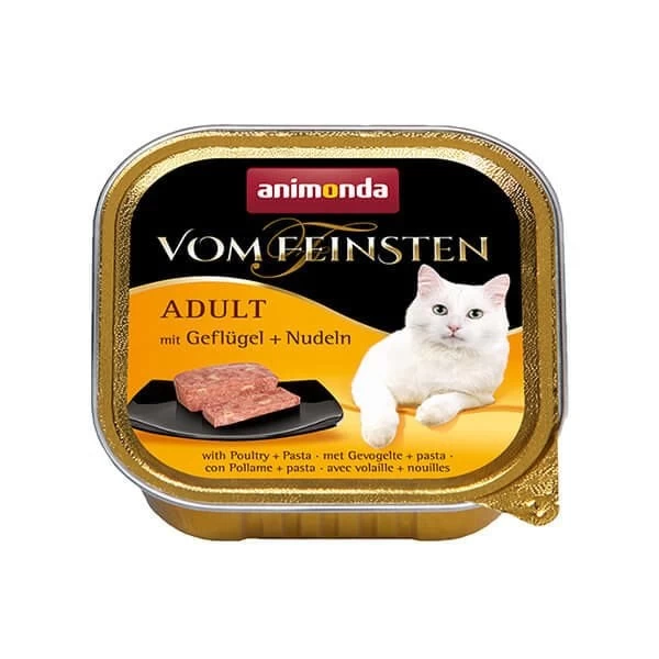 Animonda Kümes Hayvanı Ve Makarnalı Yetişkin Konserve Kedi Maması 100 Gr