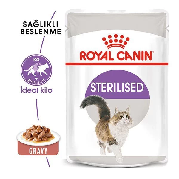 Royal Canin Sterilised Gravy Pouch Kısırlaştırılmış Kedi Maması 85 Gr