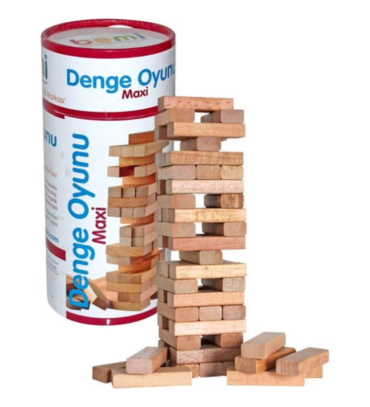 Bemi Maxi Denge Oyunu Silindir Kutu 12 Li