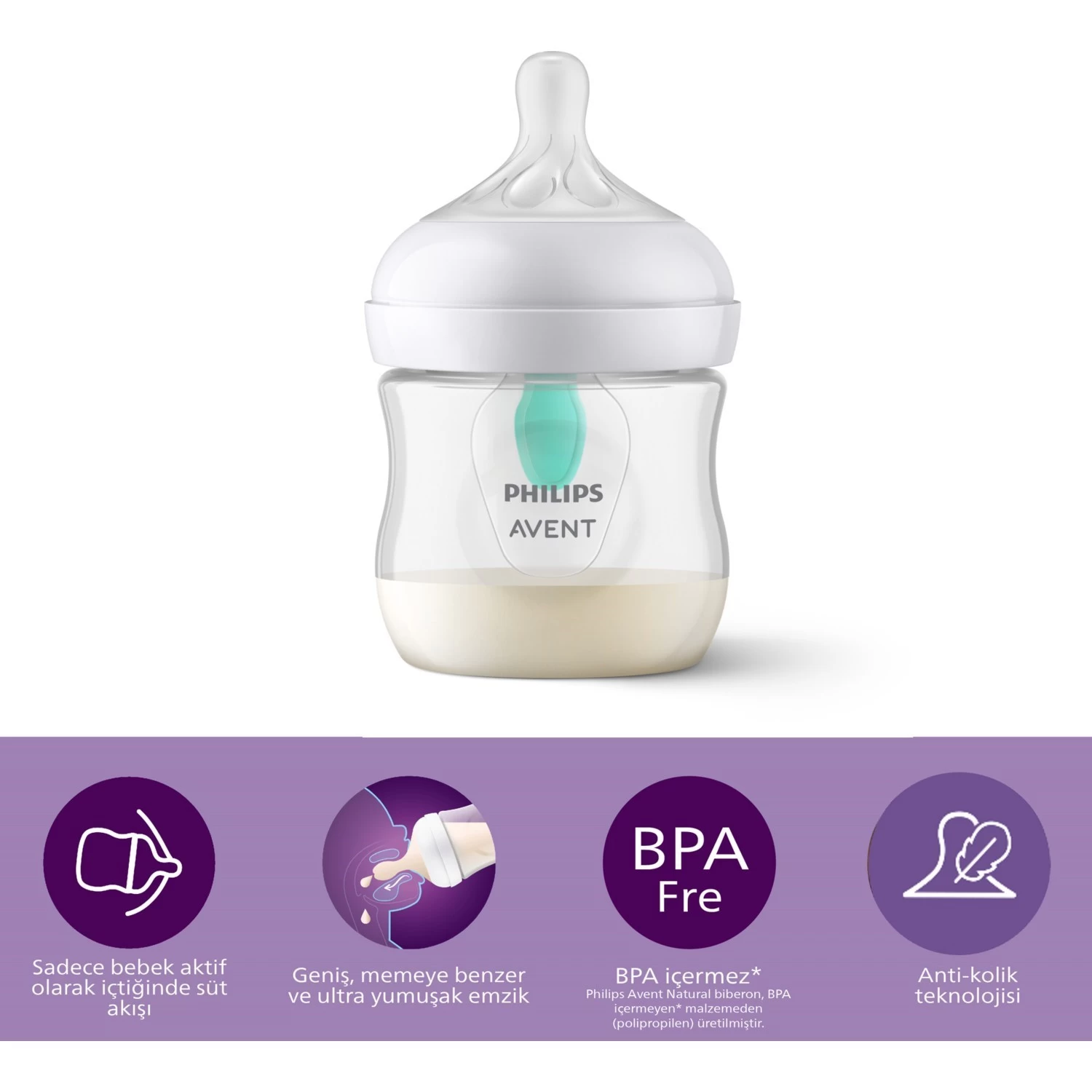 Philips Avent Natural Response Anti-colic Pp Biberon 125 Ml +0 Ay
