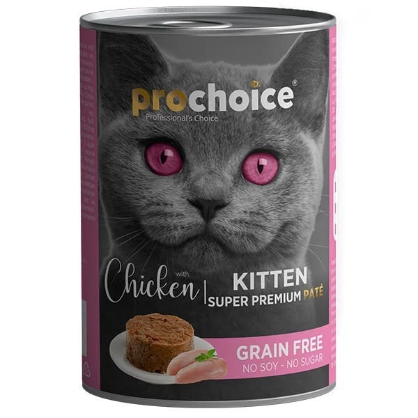 Pro Choice Kitten Tavuklu Yavru Konserve Kedi Maması 400 Gr